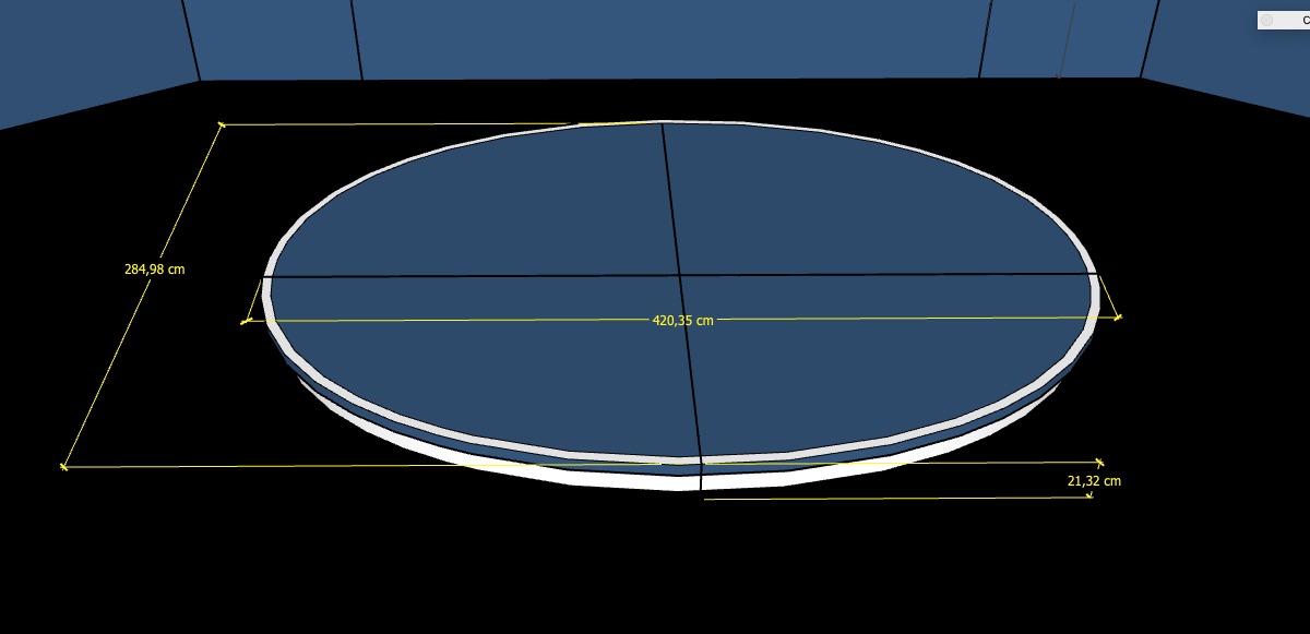 mesa mostrador concurso plato tv varios sobres 1u